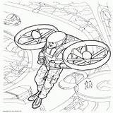 Future Vehicles Coloring sketch template