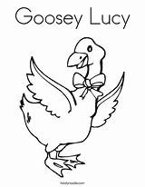 Coloring Goose Goosey Lucy Baby Pages Clipart Noodle Eggs Template Twisty Print Chicks Hatch Nest Twistynoodle Liba Outline Ll Arrival sketch template