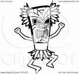 Tribal Witch Doctor Cartoon Dance Clipart Coloring Doing Vector Cory Thoman Outlined Clipartpanda Illustration Motorcycle 2021 Clipartof sketch template
