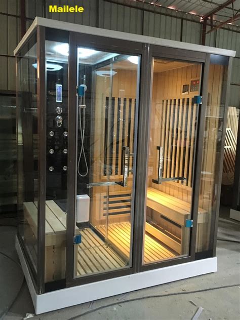 Infrared Sauna Steam Shower Combination Infrared Sauna