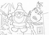 Grinch Coloring Pages Printable Christmas Drawings Sheets Lou Cindy Tree sketch template