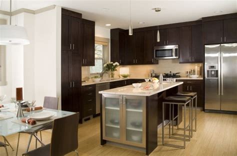 brown kitchen cabinet designs   warm natural  home design lover simple kitchen