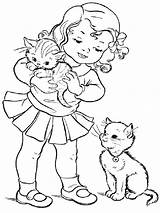 Coloring Pages Girl Printable Girls Color Print Kids sketch template