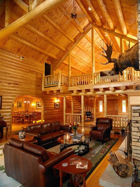 moose lodge  katahdin cedar log homes