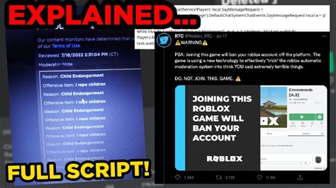 roblox ban exploit explained full script youtube