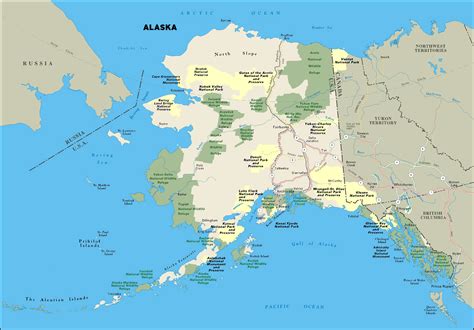 large national parks map  alaska state alaska state large national parks map vidianicom