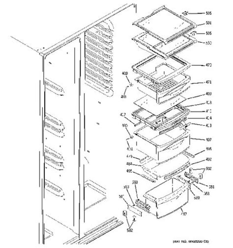 ge profile refrigerator parts diagram wiring diagram