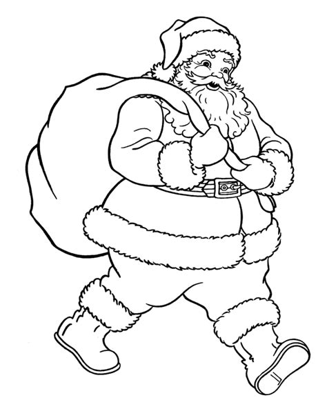 santa coloring pages  coloring pages  kids