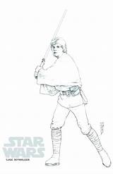 Luke Skywalker Coloring Pages Drawing Anakin Colouring Loneliness Color Clipart Getdrawings Printable Getcolorings sketch template