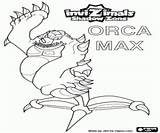 Orca Invizimals Shadow Zone Max sketch template