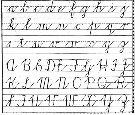 cursive alphabet packet alphabetworksheetsfreecom