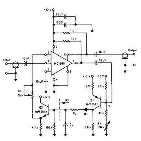 audio compressor circuit audiocircuit circuit diagram seekiccom