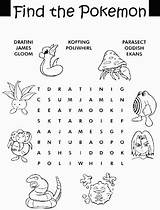Pokemon Coloring Pages Kids Sheets Word Printable Search Activity Find Color Colouring Book Print Activities Birthday Coloringpagebook Worksheets Game Party sketch template