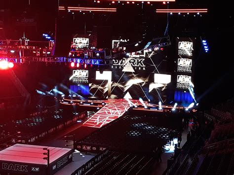 aew entrance stage rsquaredcircle
