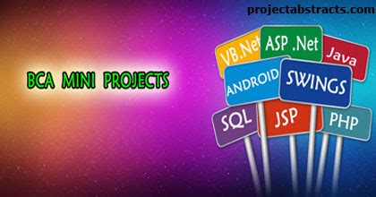 bca mini project topics  ideas  projects projectabstractscom projects ideas
