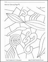 Abstract Coloring Printable Sheet Pdf Pages Color Fun Student Holidays Print sketch template