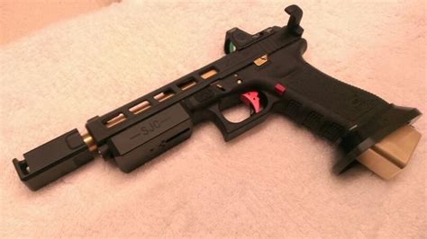Custom Glock Race Gun 9mm G34 Weapons Pinterest