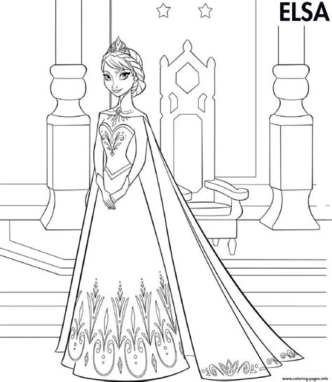 elsa frozen aac coloring pages printable