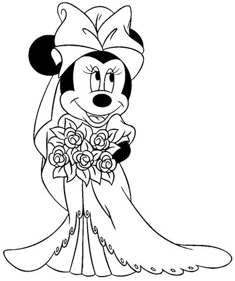 minnie mouse coloring pages    clipartmag