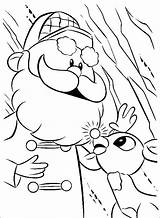 Coloring Rudolph Penguin Grant Pngkit Kidsdrawing Elves sketch template