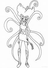 Coloring Sirenix Stormy Pages Winx Drawing sketch template