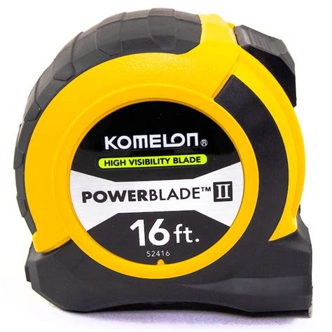 komelon powerblade ii  ft tape measure   tape measures