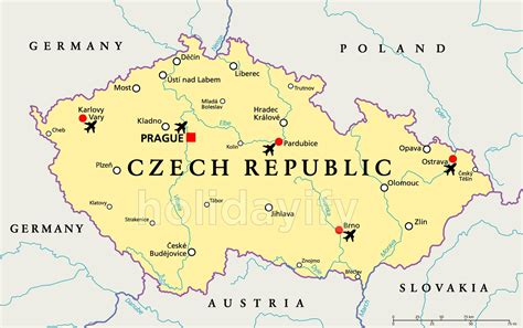 map  czech republic czechoslovakia airports airports location