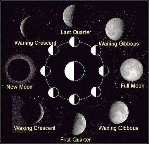 moon phases sacred wicca new moon moon moon phases