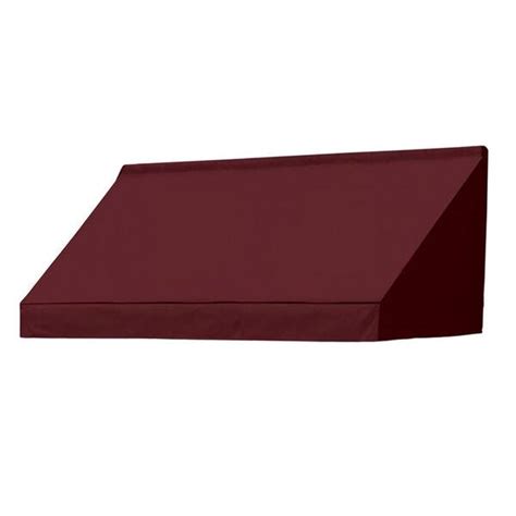 awnings   box  ft classic manually retractable awning   projection  burgundy