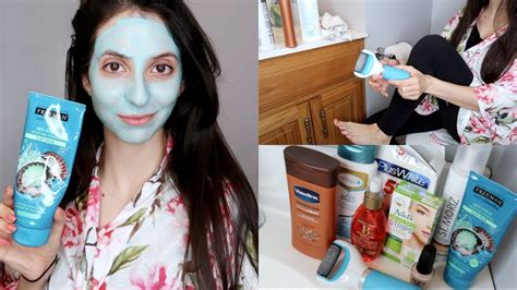 home spa day pamper routine  youtube