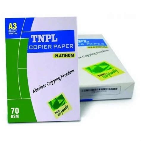 white tnpl  paper  gsm roughness smoth packaging type ream