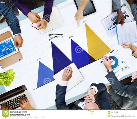 business data analysis strategy marketing graph concept stock image