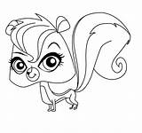 Coloring Pages Pet Shop Littlest Printable Shivers Scribblefun sketch template