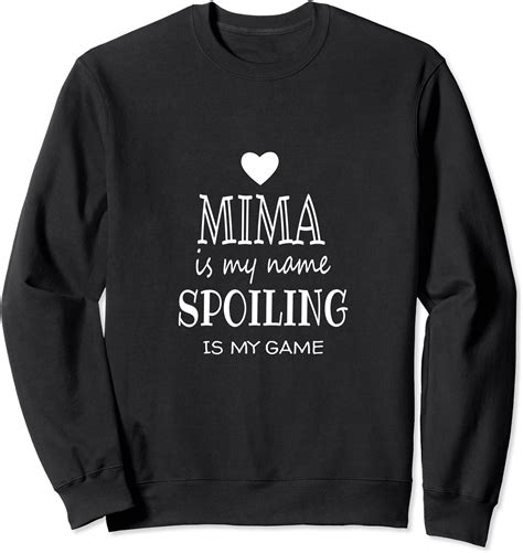 amazoncom mima    funny mima graphic gifts  grandma sweatshirt clothing shoes