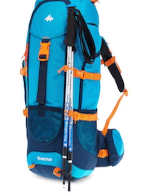 buy quechua  decathlon unisex blue solid hiking backpack backpacks  unisex  myntra