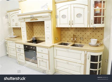 classic  fashioned kitchen interior stock photo  shutterstock