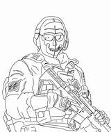 Ghost Duty Call Coloring Pages Warfare Colouring Modern Drawing Mw2 Lineart Deviantart Sketch Advanced Gohst Ed Template Trending Days Last sketch template