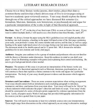 analysis  realistic programs  literary essay  extra