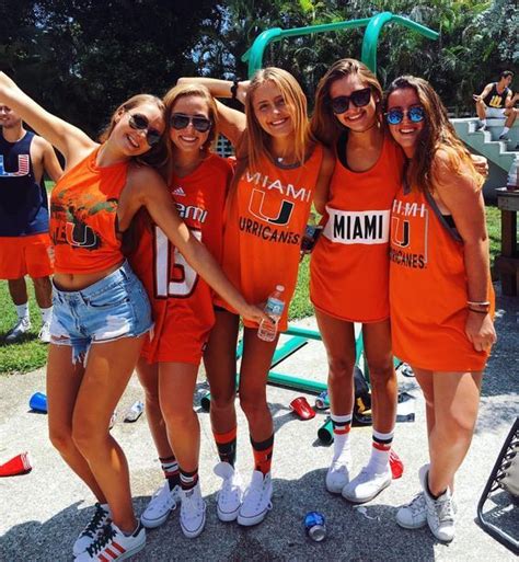 University Of Miami Hurricanes Game Day College Tailgate Outfit
