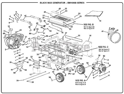 black max bm  black max  watt generator general assembly parts lookup  diagrams