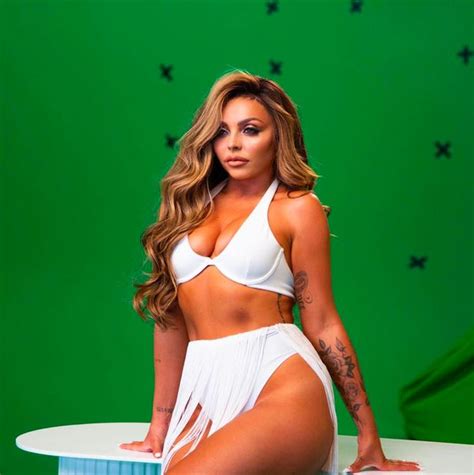 Jesy Nelson Unleashes Cleavage In Tiny Bikini After Gaining A Stone In