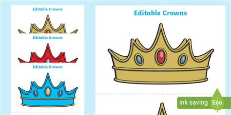 editable crowns
