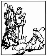 Shepherds Nativity Crayola Angel Angels sketch template