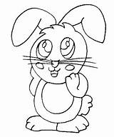 Colorear Bunny Dibujos Asustado Conejo sketch template