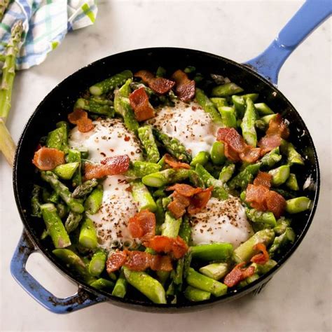 bacon asparagus breakfast hash  trending recipes