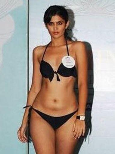 Naked Deeksha Seth In Two Piece Bikini Bollywood X