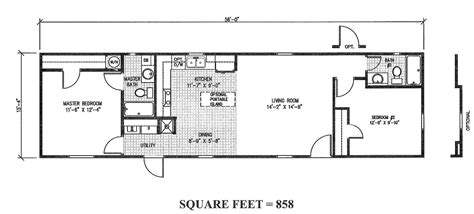 single wide mobile home floor plans  bedroom tymoty