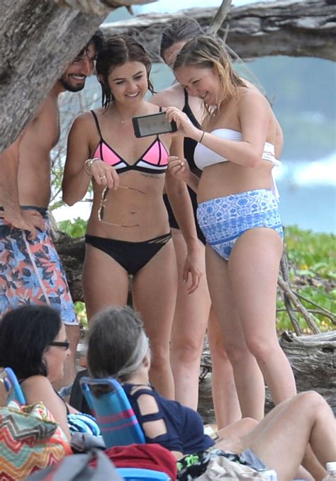 Lucy Hale In Bikini On The Beach In Hawaii 07 04 2015