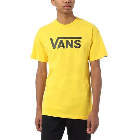 vans mens classic tshirt yellow bmc sports