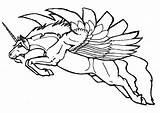 Coloring Pages Unicorn Realistic Library Clipart sketch template
